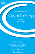 K'Ayal Ta'arog SSAA choral sheet music cover